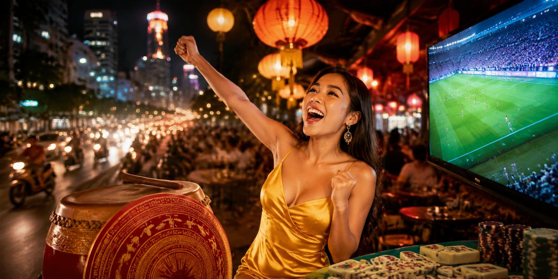 Trò chơi bài tại khu chợ đêm Hồ Chí Minh
